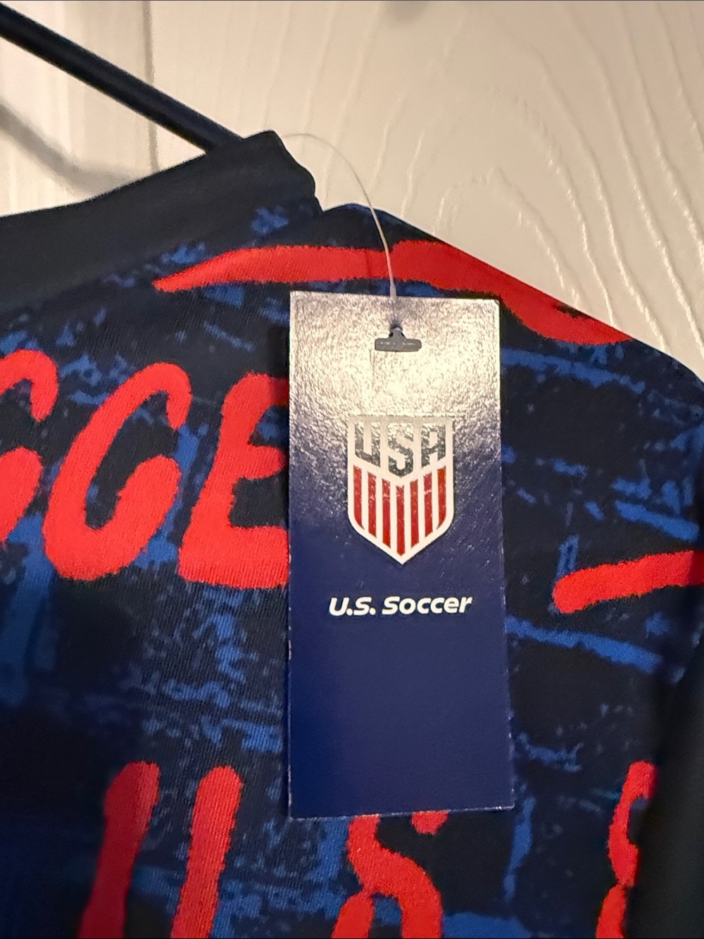 Men's Graphic Jersey - Navy Blue & Red - Picture 2 of 4